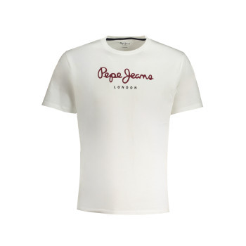 Pepe Jeans - Póló - Férfi - Fehér - Fekete