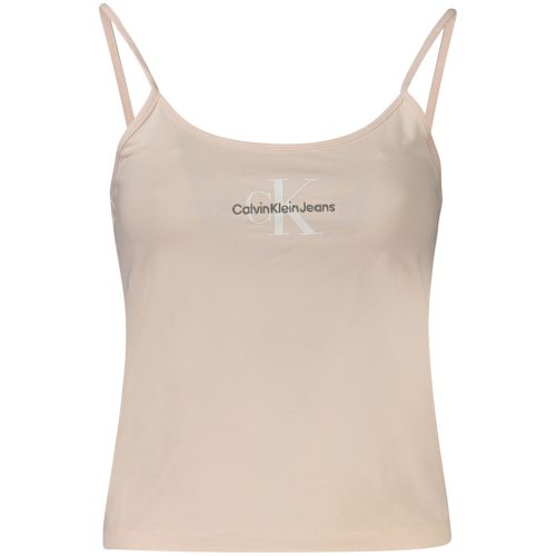 Calvin Klein Jeans MONOLOGO STRAPPY TANK - Felső - bright white