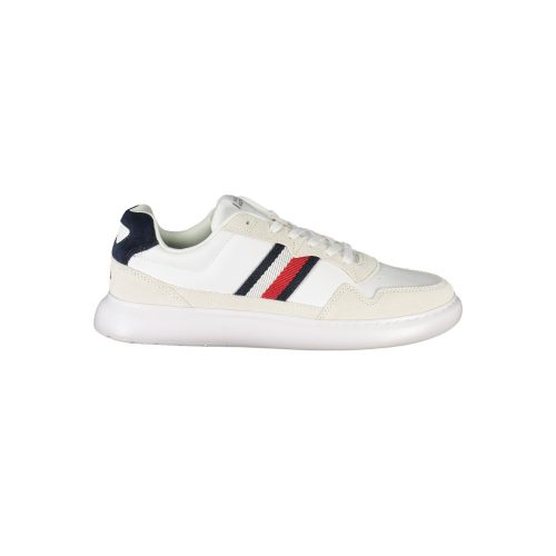 Tommy Hilfiger Lightweight Leather Mix Cup Fehér Fűzős Sportcipő - Férfi - Fehér