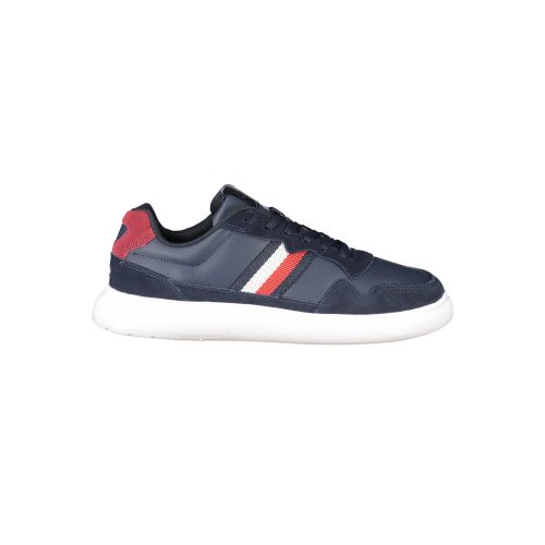 Tommy Hilfiger Lightweight Leather Mix Cup Fűzős Sportcipő - Férfi - Kék