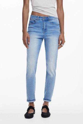 Desigual Koptatott Farmernadrág - Női - Kék